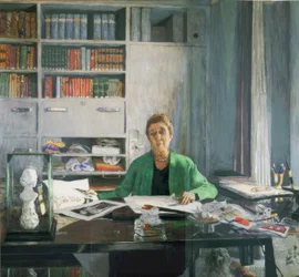 Jeanne Lanvin in Her Studio, Rue du Faubourg Saint-Honoré