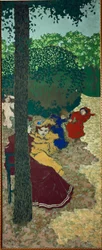 Little Girls Playing; from Vuillard