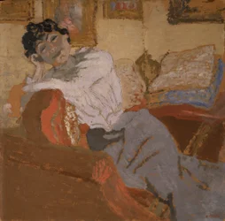 Madame Hessel on the Sofa