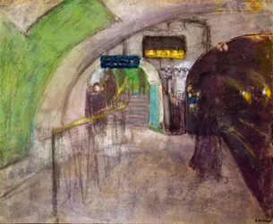 Metro Station View of the Docks in the Underground