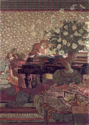The Privacy. Decoration for the Library of Dr. Vaquez