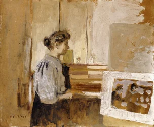 Woman in a Studio