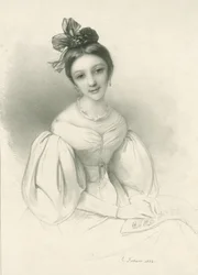 Portrait of Clara Wieck-Schumann, 1832