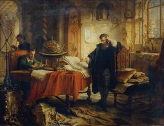 Copernicus Recording the Paths of the Stars