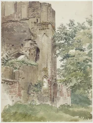 Lehnin Monastery with a Portal