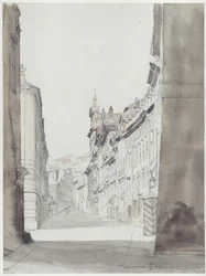 Street in Hradčany, Prague
