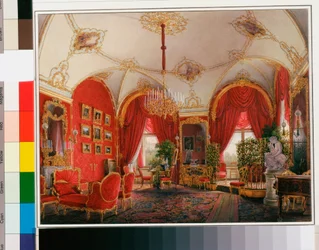 Interiors of the Winter Palace: The Fourth Reserved Apartment - The Corner Room (mid 19th century)