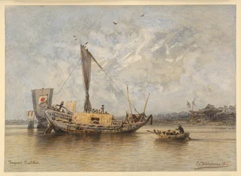 Junk near Edo
