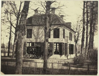 View of a house in a park
