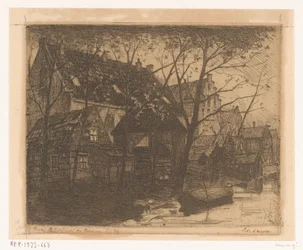 Backs of Houses Along the Water