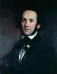 Portrait of the Composer and Conductor Felix Mendelssohn