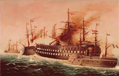 The Naval Battle of Lissa