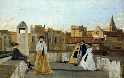 The terrace