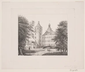Vallø Seen from the Garden