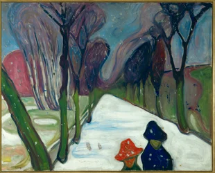 Avenue in the Snow