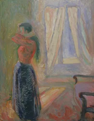 Woman at the Toilette