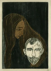 Male Head in Female Hair