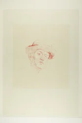 Self-Portrait with Hat I