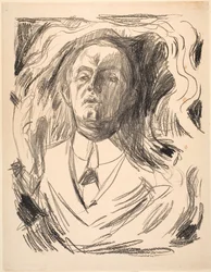 Self-Portrait with Cigarette