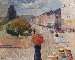 Spring Day on Karl Johan Street