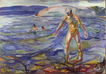 The Bather (1918) by Edvard Munch