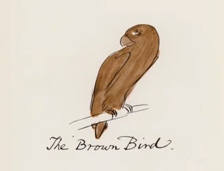 Edward Lear, The Bird Book: The Brown Bird