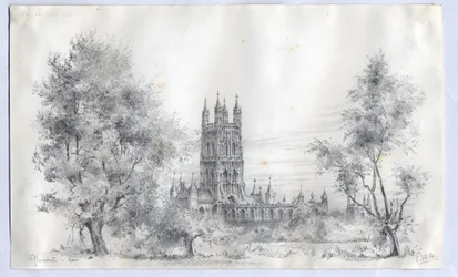 Gloucester Cathedral, 1900