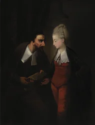 Portia and Shylock, from Shakespeare
