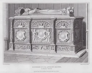 Monument of Sir Anthony Browne, in Battle Church