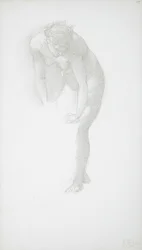 Bending Female Nude