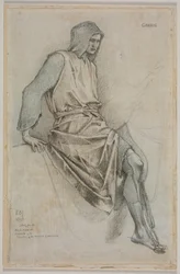 Study for the Failure of Gawain from the Holy Grail Tapestries