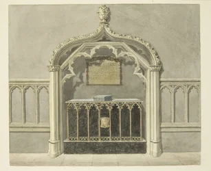 Monument to Mary Grosett in Bristol Cathedral