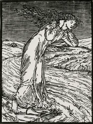 Psyche Throwing Herself into the River