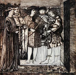 Design for the decoration of the Red House: 