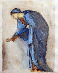 Study for a Figure of the Virgin