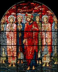 The Ascension Window (detail), 1885