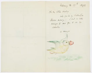 Valentine, Letter to the Artist