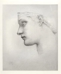 Variant Study for Head of the Queen in Laus Veneris