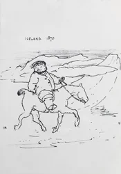 William Morris on Horseback