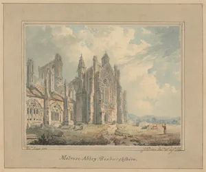 Melrose Abbey, Roxburghshire