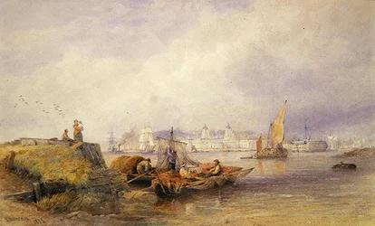 Greenwich Hospital on the Thames