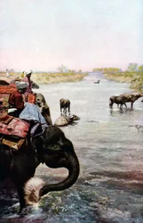 River scene, Central India