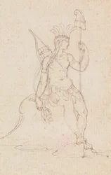 An Allegory of America Carrying the Cap of Liberty, c.1760-1848
