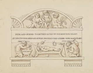 Design for Monument to Dyde and Scribe