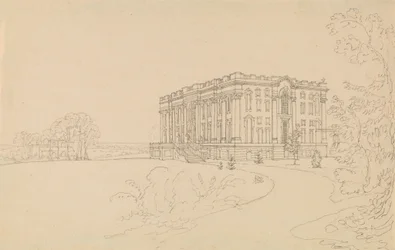 View of Easton Neston, Northants