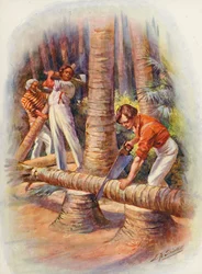 Illustration for Masterman Ready by Captain Marryat