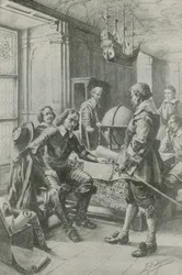 Robert Blake Calls on Oliver Cromwell