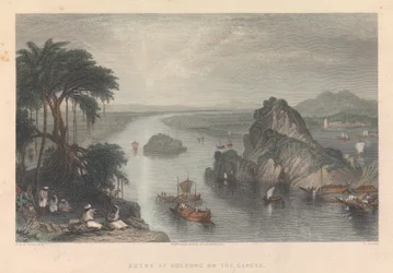 Scene at Colgong on the Ganges