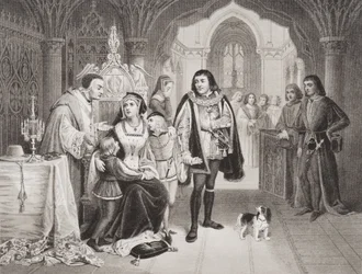 The sons of Edward IV parted from their mother by Richard Duke of Gloucester, 16th June 1483, from 