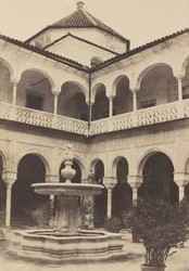 Seville, Courtyard of the House of the Duke of Medina Celi Known as the House of Pilate, 1853 (photo)
